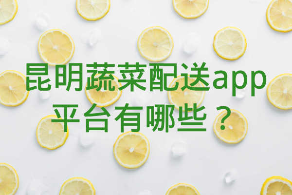 昆明蔬菜配送app平臺有哪些？