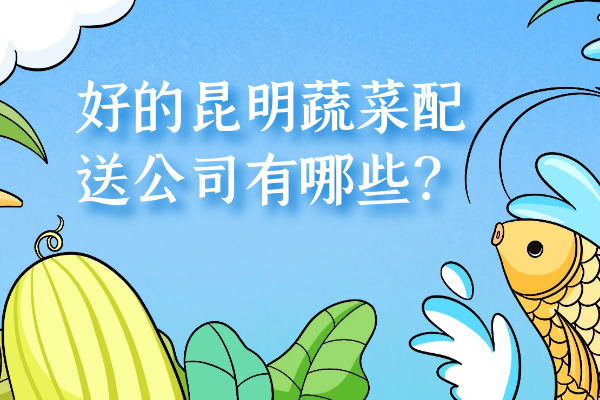 好的昆明蔬菜配送公司有哪些？
